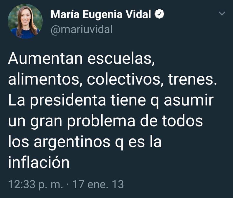 vidal inflacion