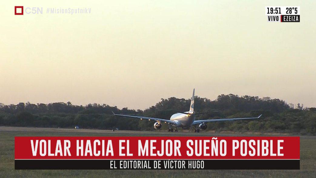 Victor Hugo Relato El Despegue Del Avion De Aerolineas A Rusia El Viaje Por La Vida