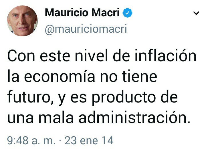macri inflacion